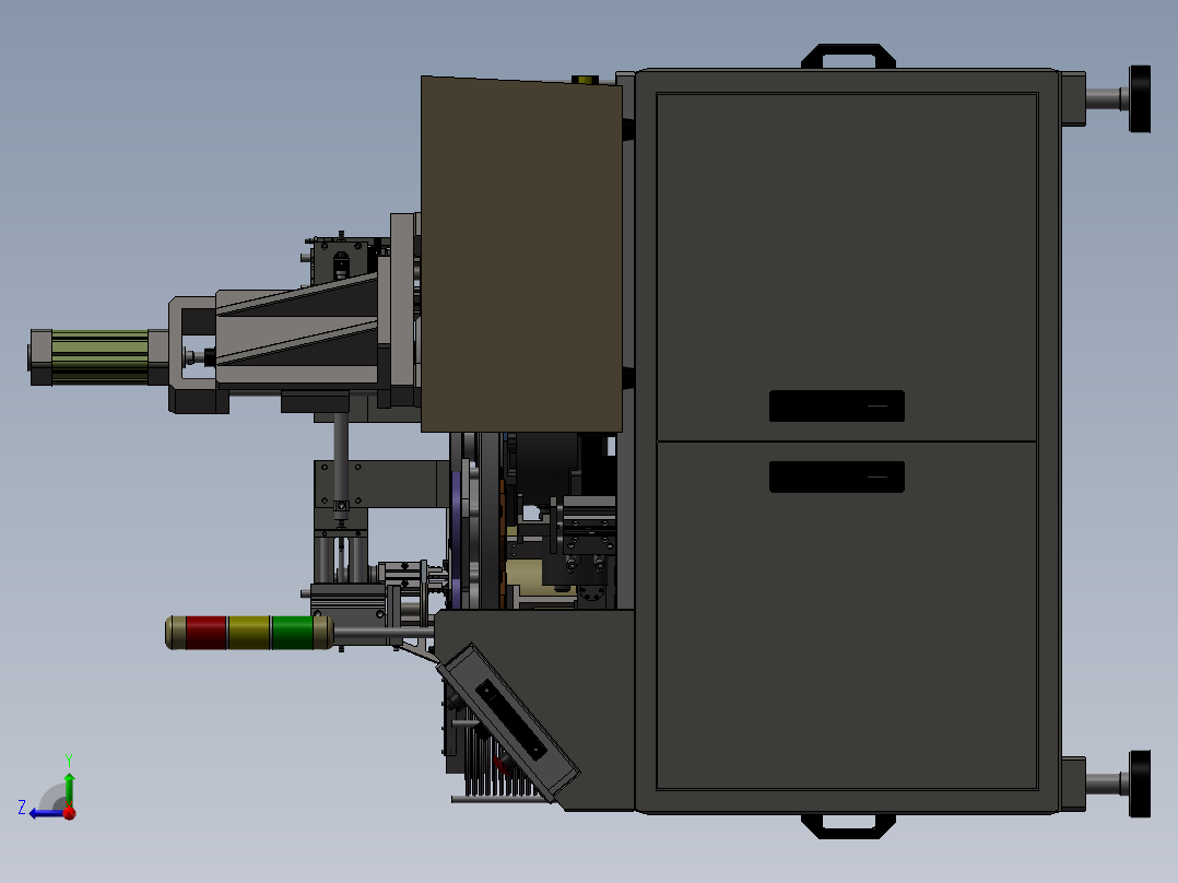 电阻焊机右视图