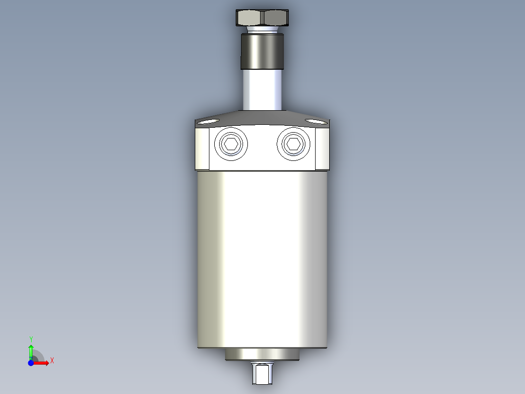 KOSMEKWHE1600-2GLD多系列多零件图纸模型前视图