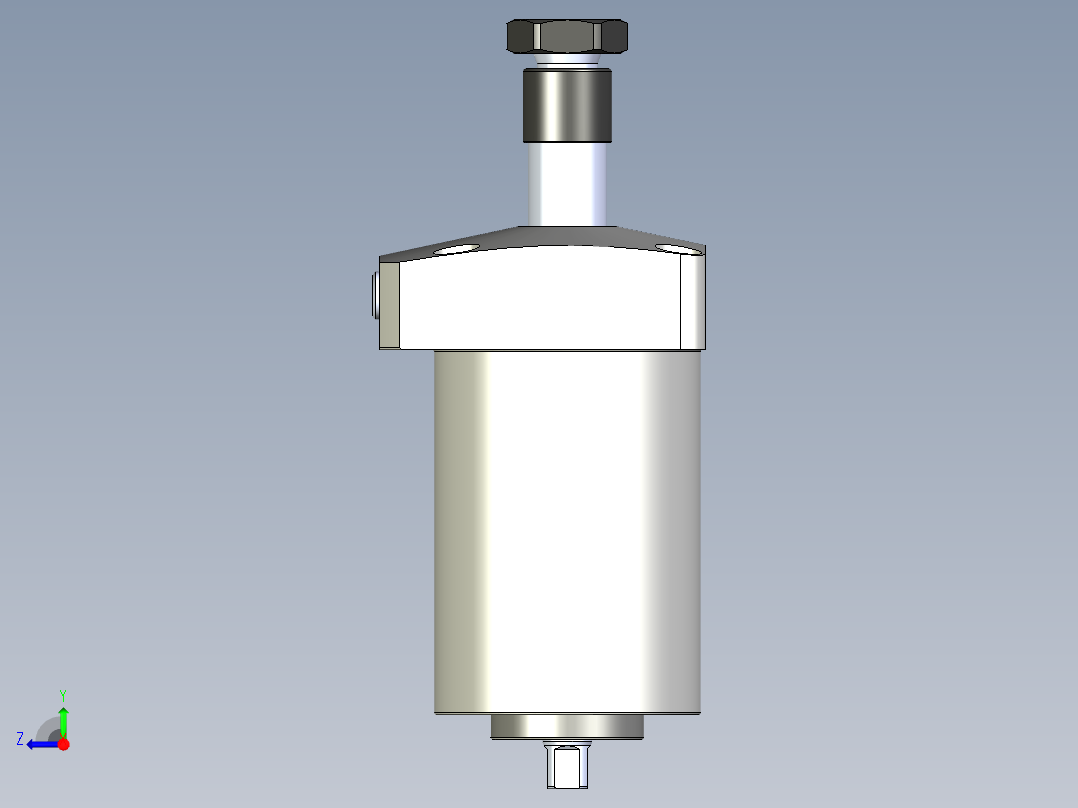 KOSMEKWHE1600-2GLD多系列多零件图纸模型右视图