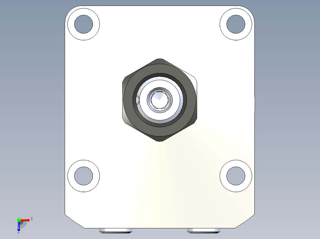 KOSMEKWHE1600-2GLD多系列多零件图纸模型俯视图