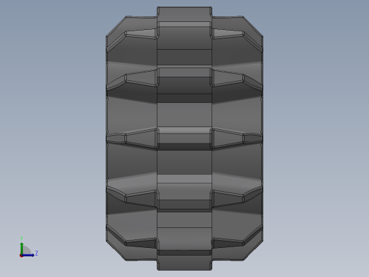 32270 Medium Stone Grey Technic Gear 12 Tooth Double Bevel.SLDPRT左视缩略图