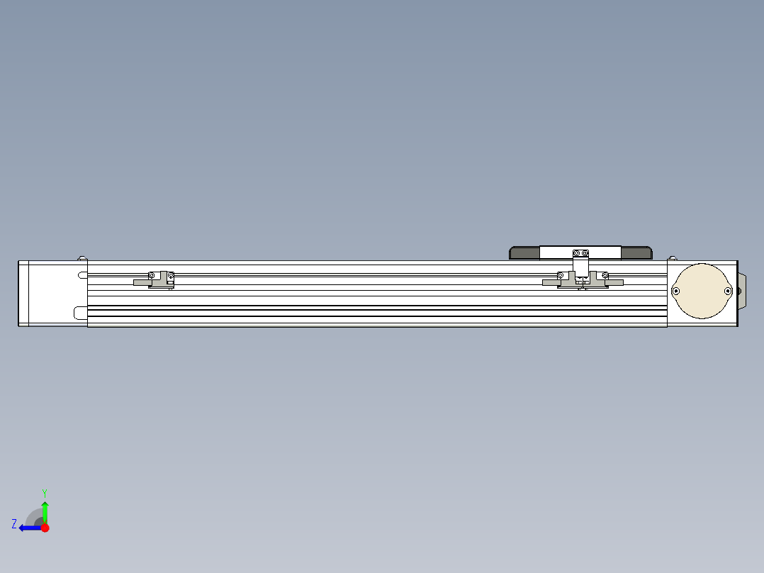 同步带滑台-欧规BC6-L120-S400-L-P40-D3右视图