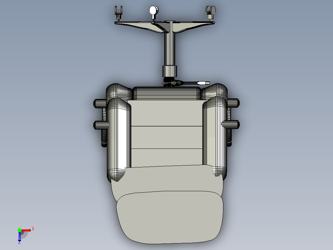 办公椅 MICHEL MAN俯视图