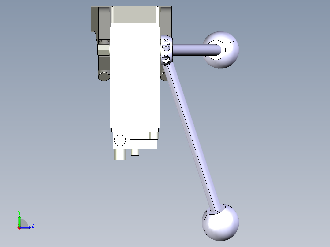 德克斯TUNKERS气缸数模V2 63.1 Z A11 T12 5~44_GRAD左视图