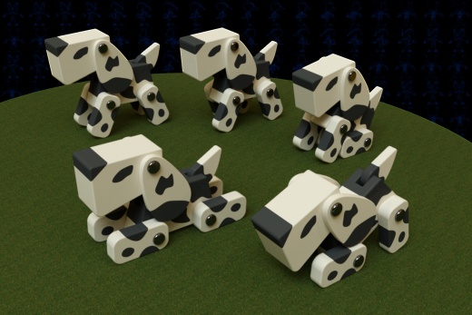 铰接简易木制狗狗玩具缩略图