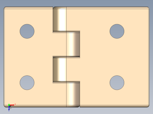 型材-KJN 30X40 CONDUCTIVE HINGE 3842544528俯视缩略图