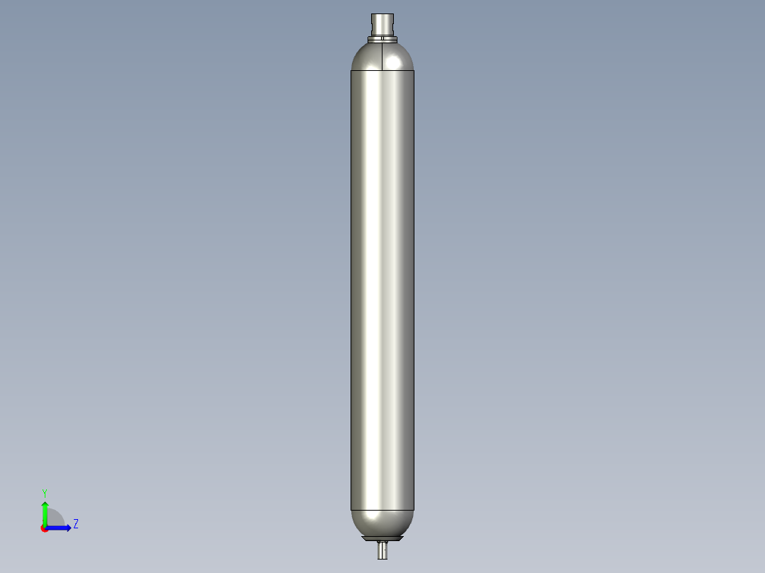 囊式蓄能器左视图