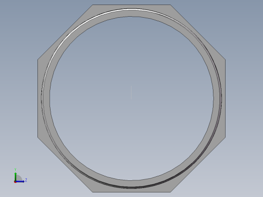 对丝-六角等径 DN100左视缩略图