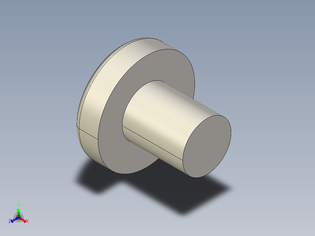螺丝 M2 x 十字盘头-M2 x 2.5 Screw head.STEP主视图