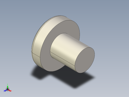 螺丝 M2 x 十字盘头-M2 x 2.5 Screw head.STEP正等轴测缩略图