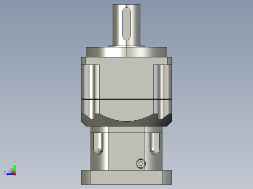 斜齿PGH180T-L2 35-114.3-200-M12.STEP右视缩略图