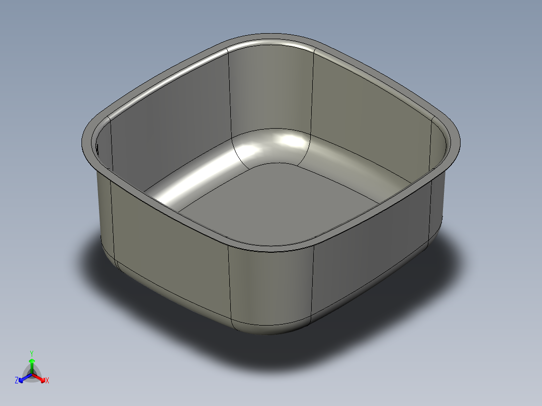 水槽、不锈钢水槽(94)正等轴测图