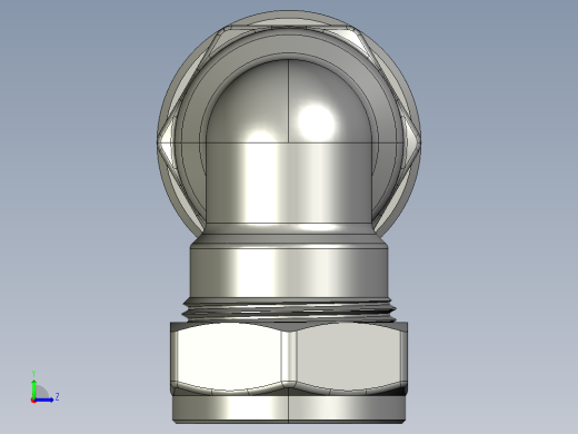 管件接头、螺纹接头、三通(39)左视缩略图