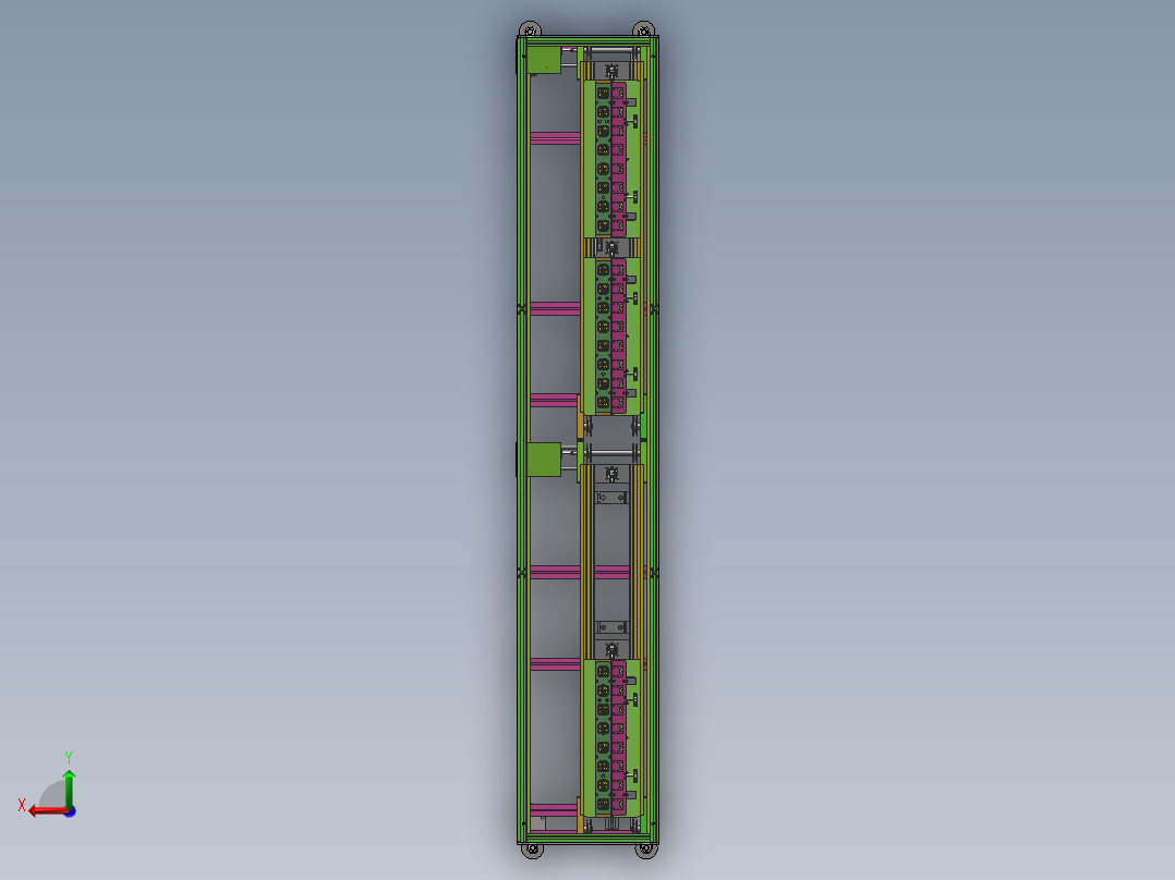 插头组装流水线sw18可编辑后视图