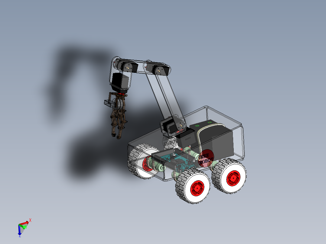 tanta IEEE机器人3D数模sw20可编辑主视图