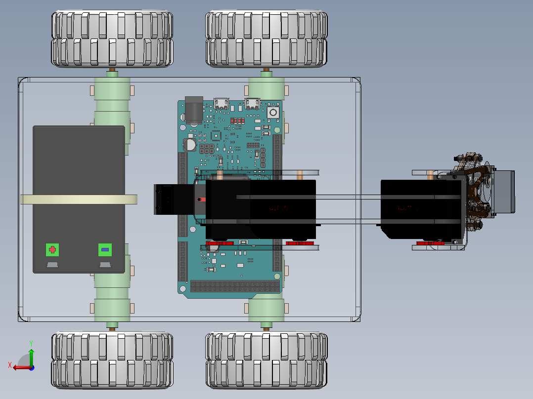 tanta IEEE机器人3D数模sw20可编辑后视图