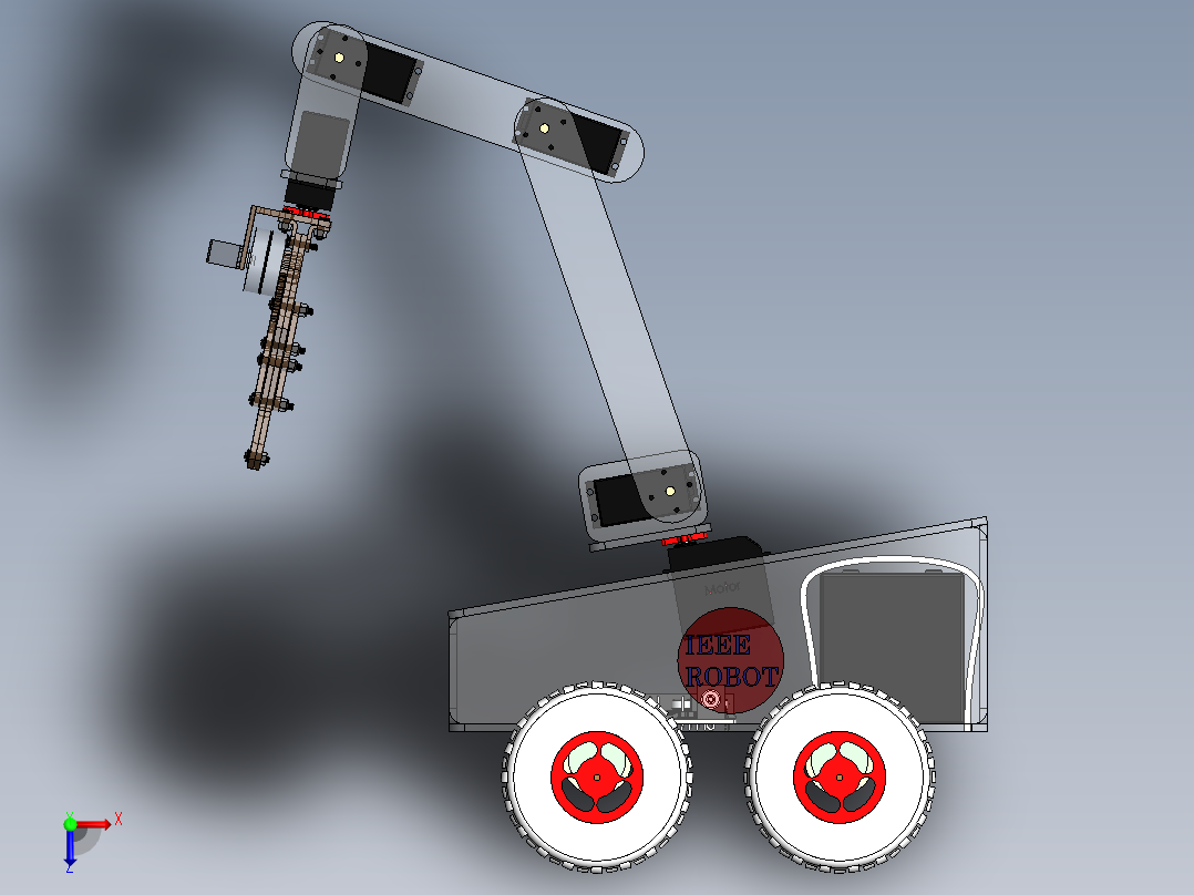 tanta IEEE机器人3D数模sw20可编辑俯视图
