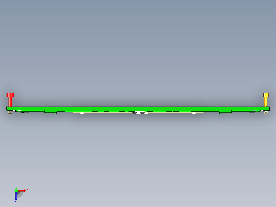 冲压件平板外壳铣包胶结构UG编程程序模型俯视图