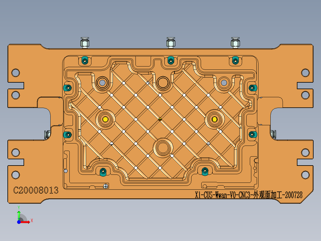 X1-C-US-笔记本CNC工装夹具三维模型WWAN-V0-CNC3-外观面加工-200727前视图