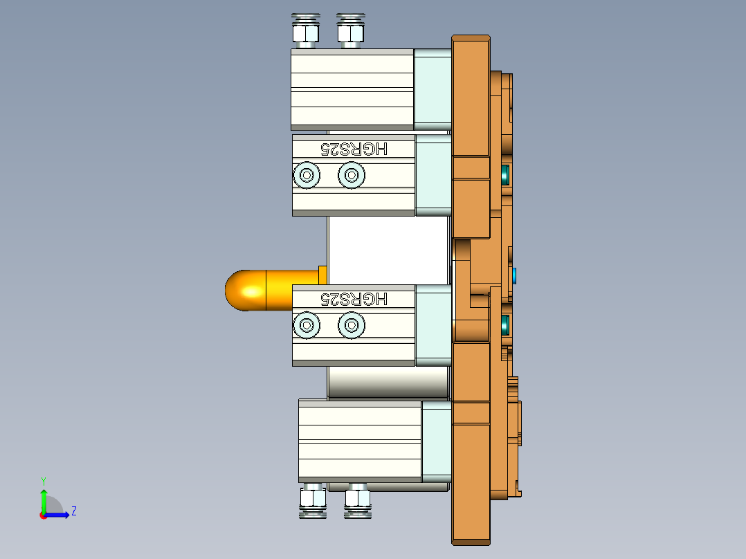 X1-C-US-笔记本CNC工装夹具三维模型WWAN-V0-CNC3-外观面加工-200727左视图