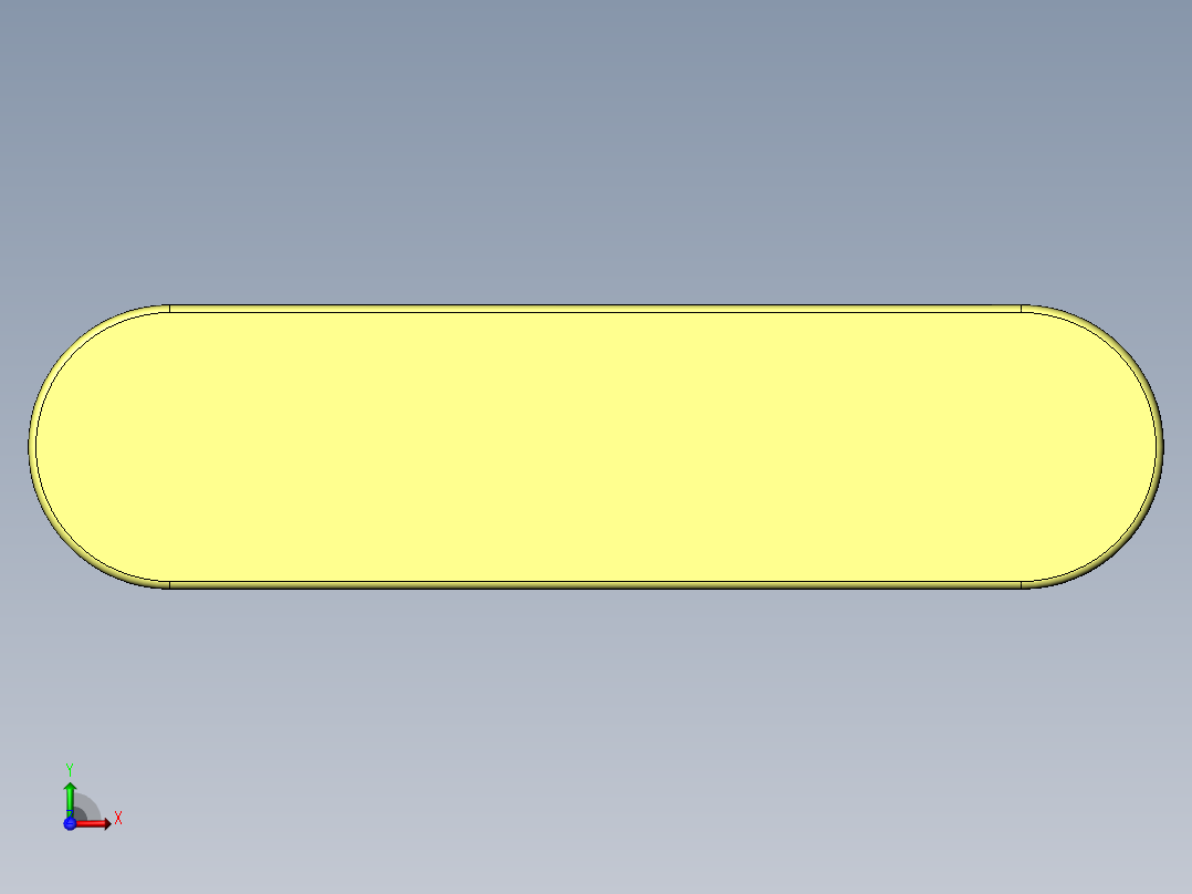 普通平键A型45×25×180前视图