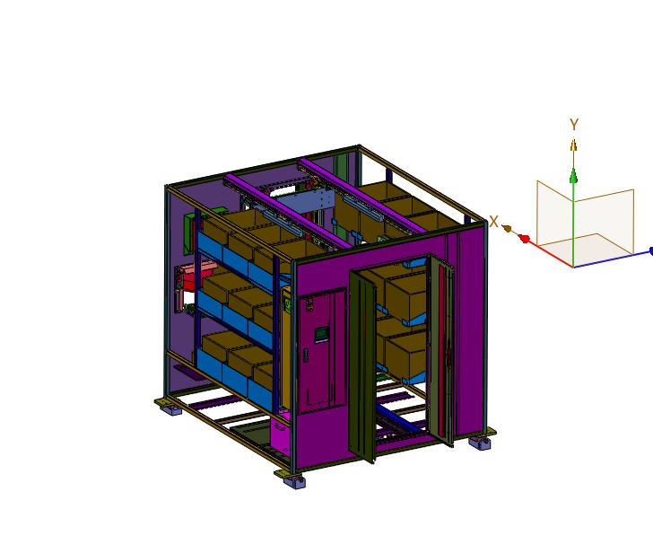 柜式自动化立体仓库