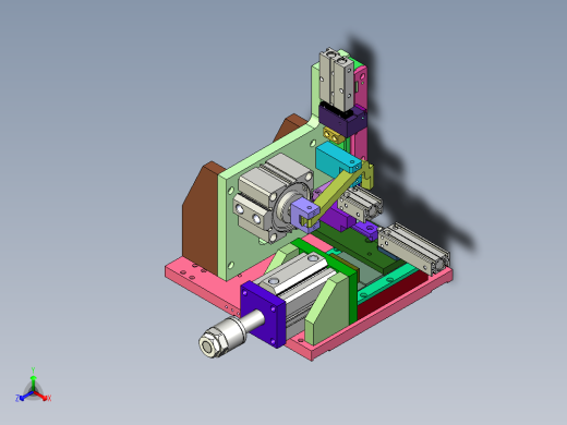 带横移送夹切插机构