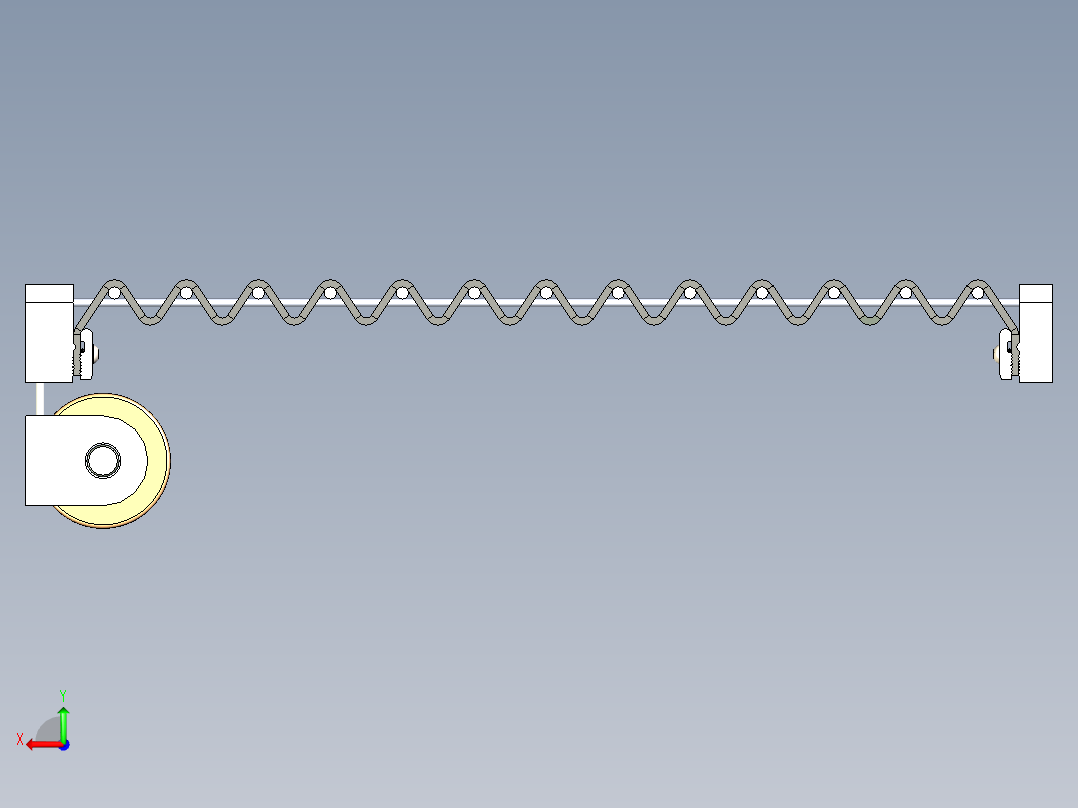 B2004267-伸缩遮阳帘雨棚后视图