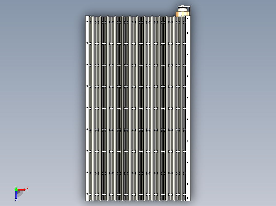 B2004267-伸缩遮阳帘雨棚俯视图