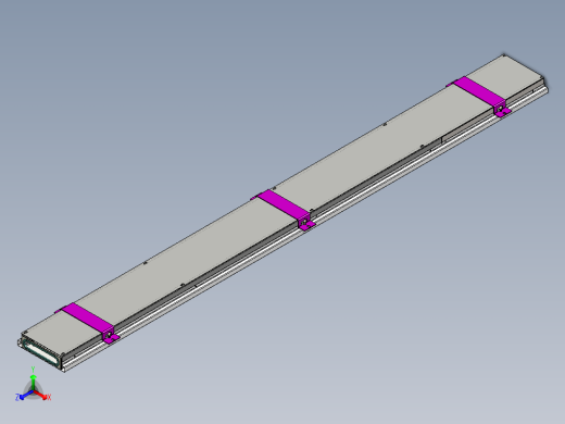 电梯轿厢COP操作箱正等轴测缩略图