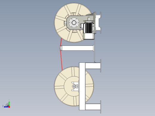 B2004380-线绕机卷筒线轴右视缩略图