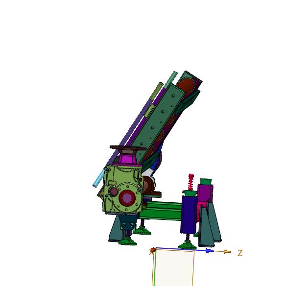 滚筒线产品导正翻转运输装置