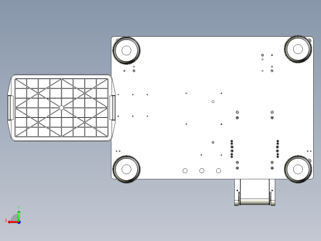 自动压装机后视图