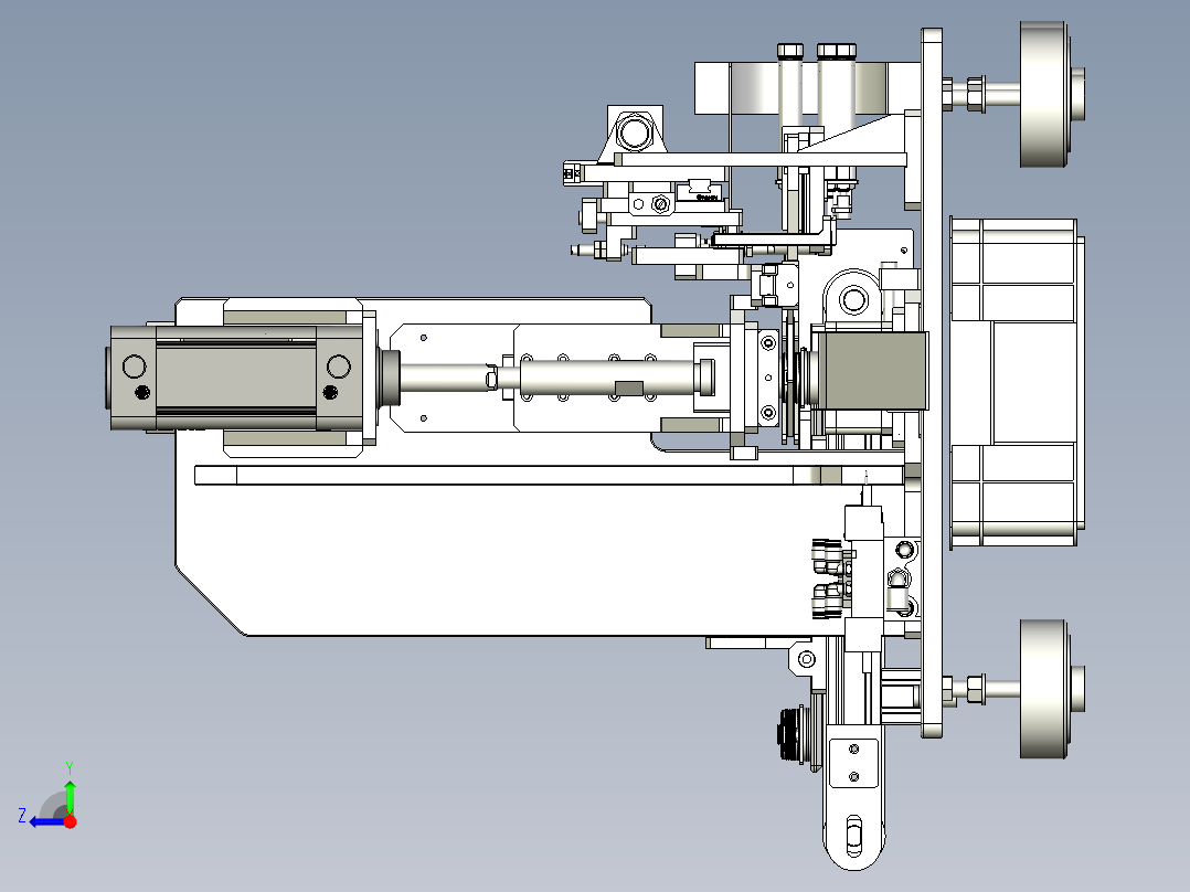 自动压装机右视图
