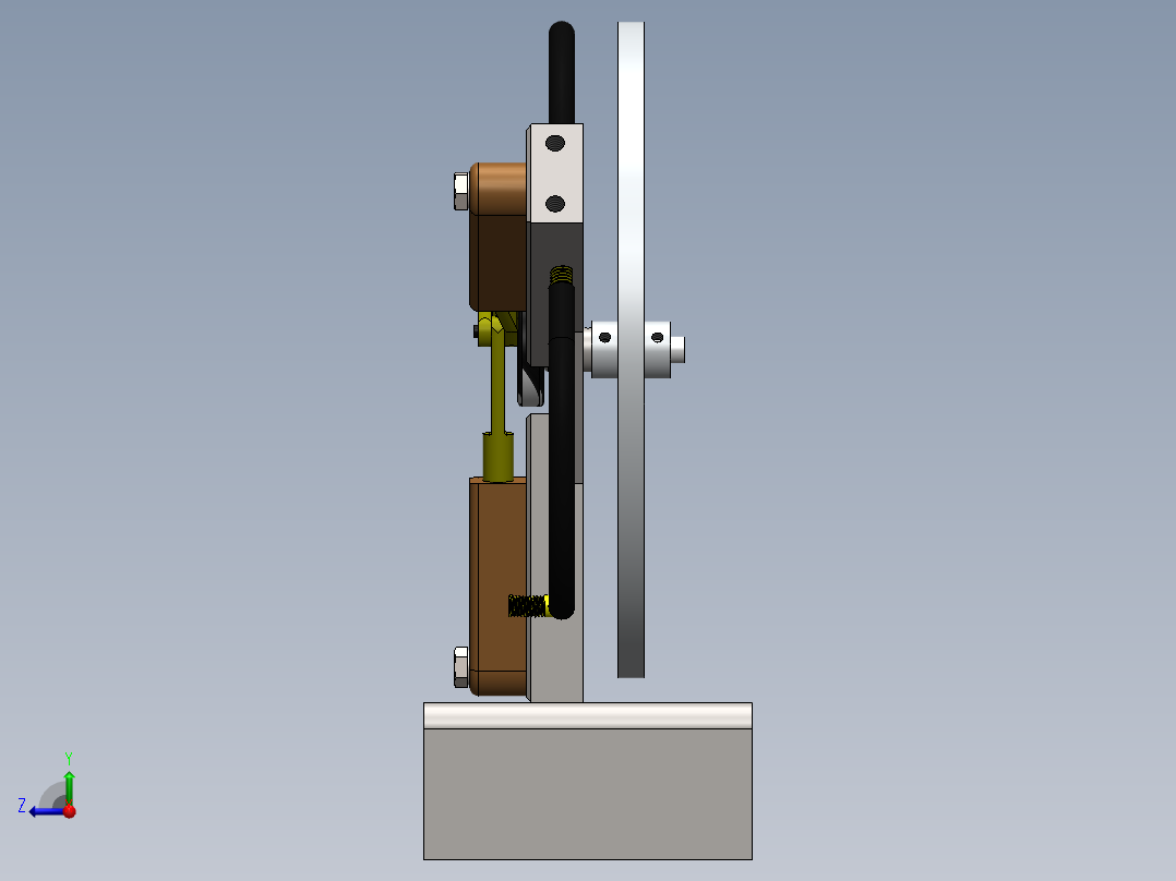 蒸汽机the-3-sisters-steam-engine-1833-模型格式为 sw右视图