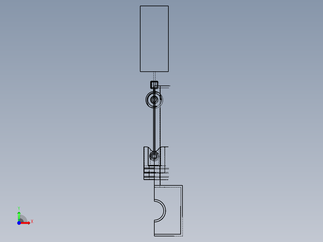 防磨损活塞组件前视图