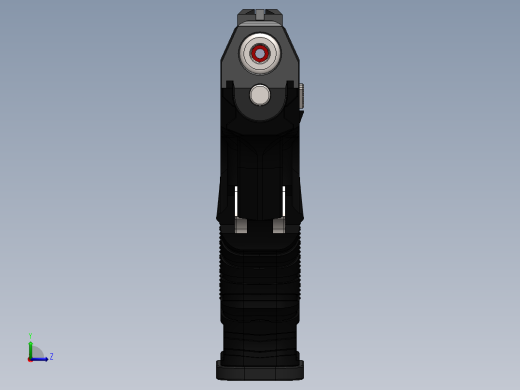 手枪左轮冲锋枪老式狙击步枪设计3D图纸walther-p99-airsoft-gun sw stp stl左视缩略图