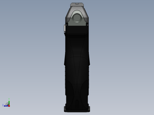 手枪左轮冲锋枪老式狙击步枪设计3D图纸walther-p99-airsoft-gun sw stp stl右视缩略图