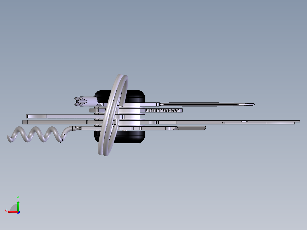 多功能工具刀后视图