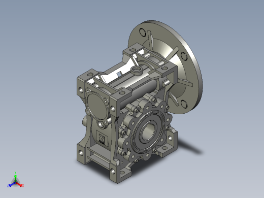 XMRV040-090型蜗轮蜗杆减速机XMRV07530FA190B5B3YS-11-4P_XMRV