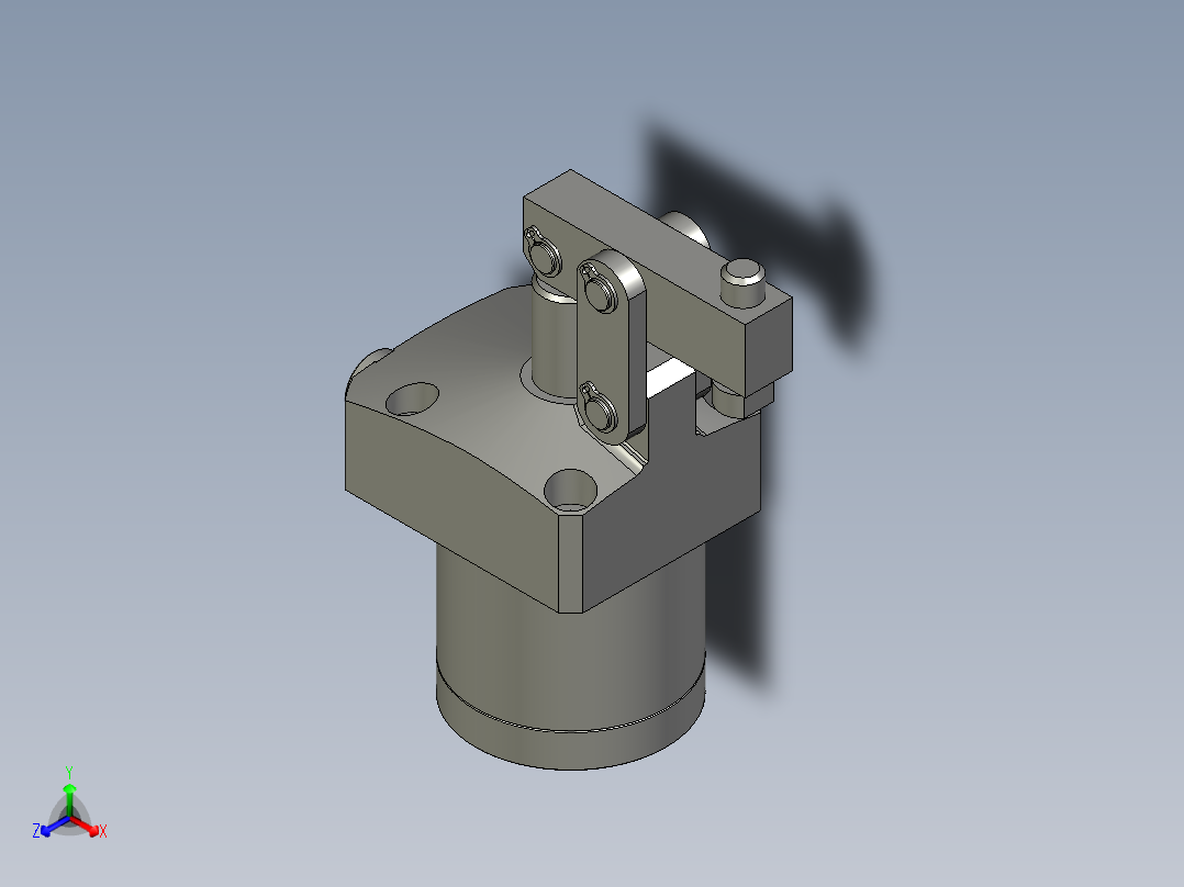YLN05-N单动连杆夹紧器