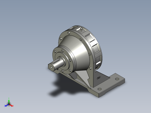 XW(D)型卧式单级外形摆线针轮减速机(天津标准)XWD11-3-135_减速机2