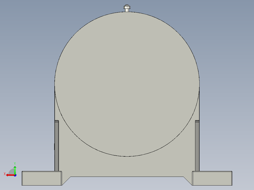 XW(D)型卧式单级外形摆线针轮减速机(天津标准)XWD11-3-135_减速机2后视图