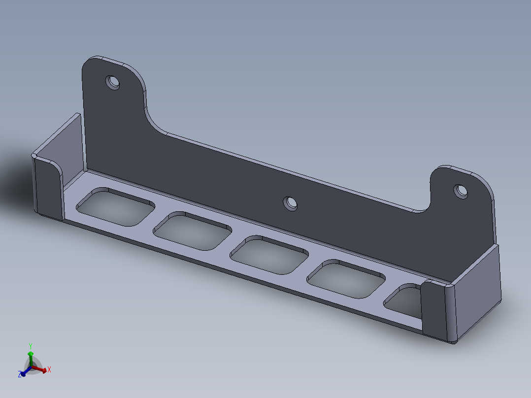 壁挂式电源板支架
