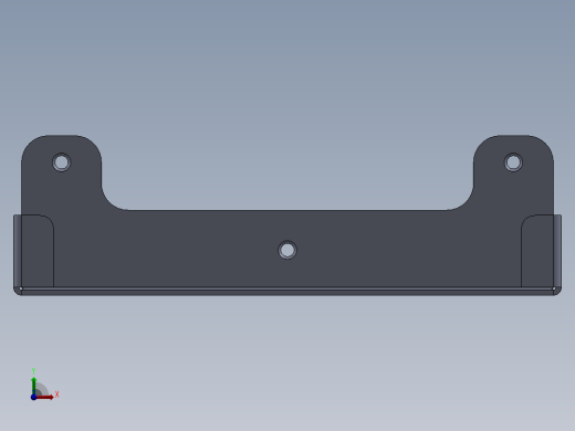 壁挂式电源板支架前视缩略图