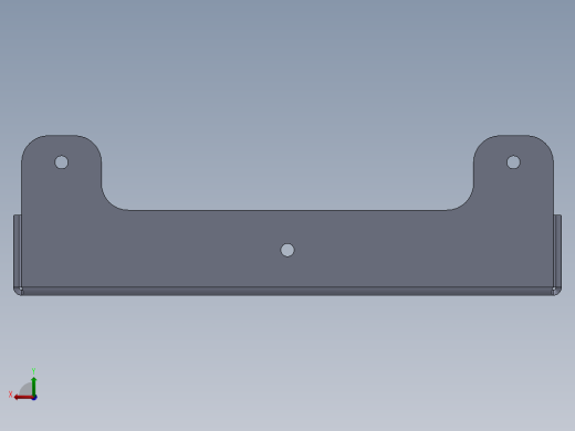 壁挂式电源板支架后视缩略图