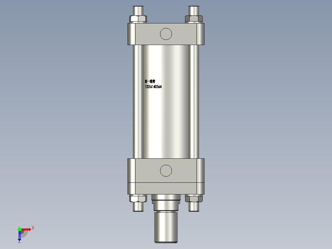 HOB标准型中高压油缸HOB-100110俯视图