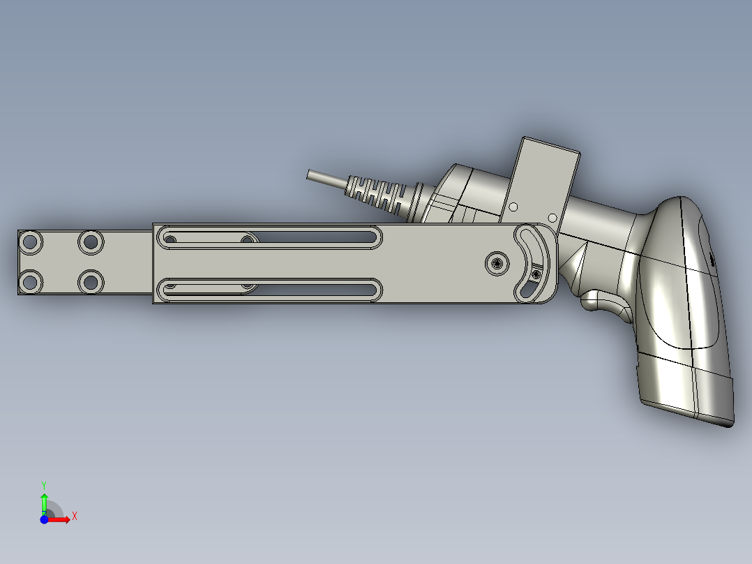 扫码枪组装配--前视图