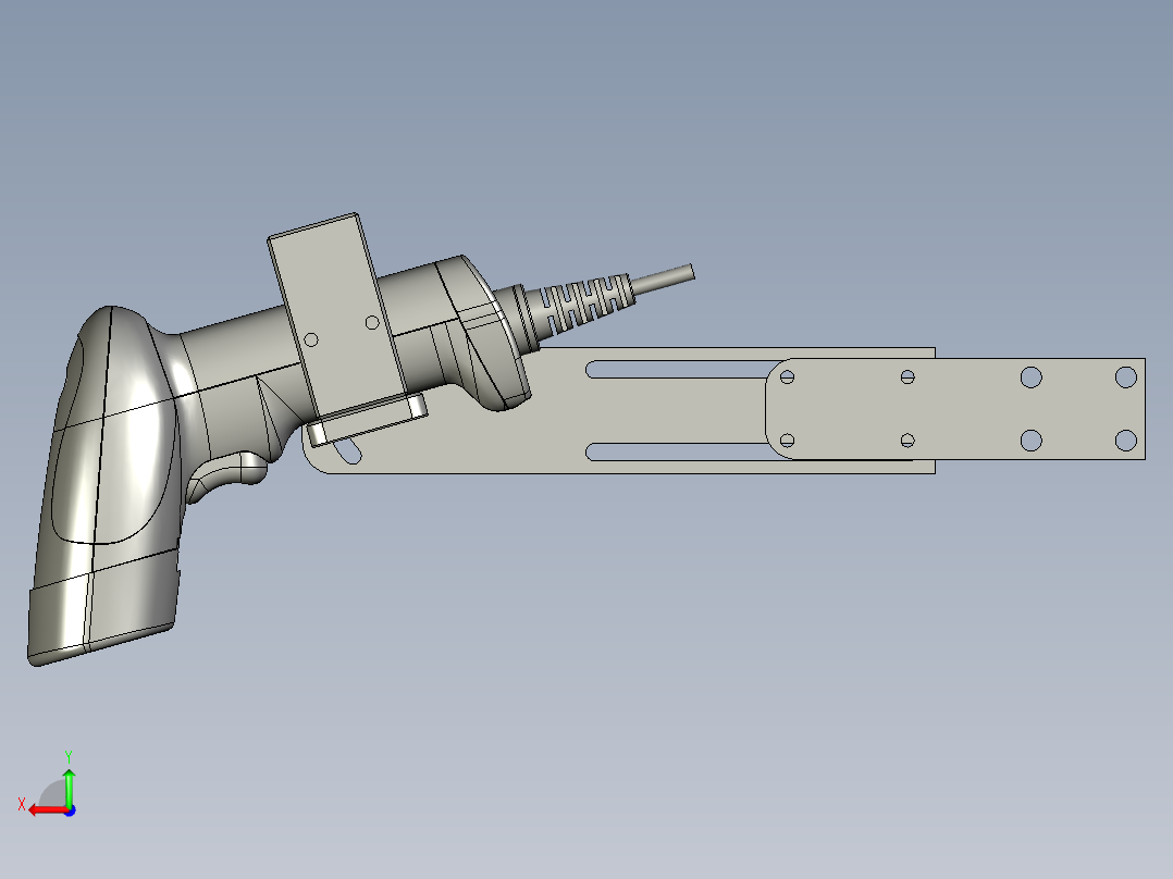 扫码枪组装配--后视图