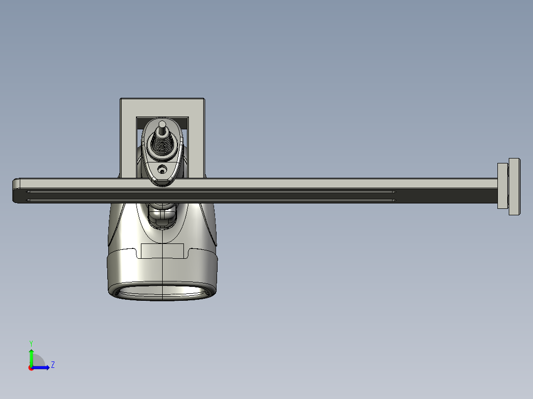 扫码枪组装配--左视图